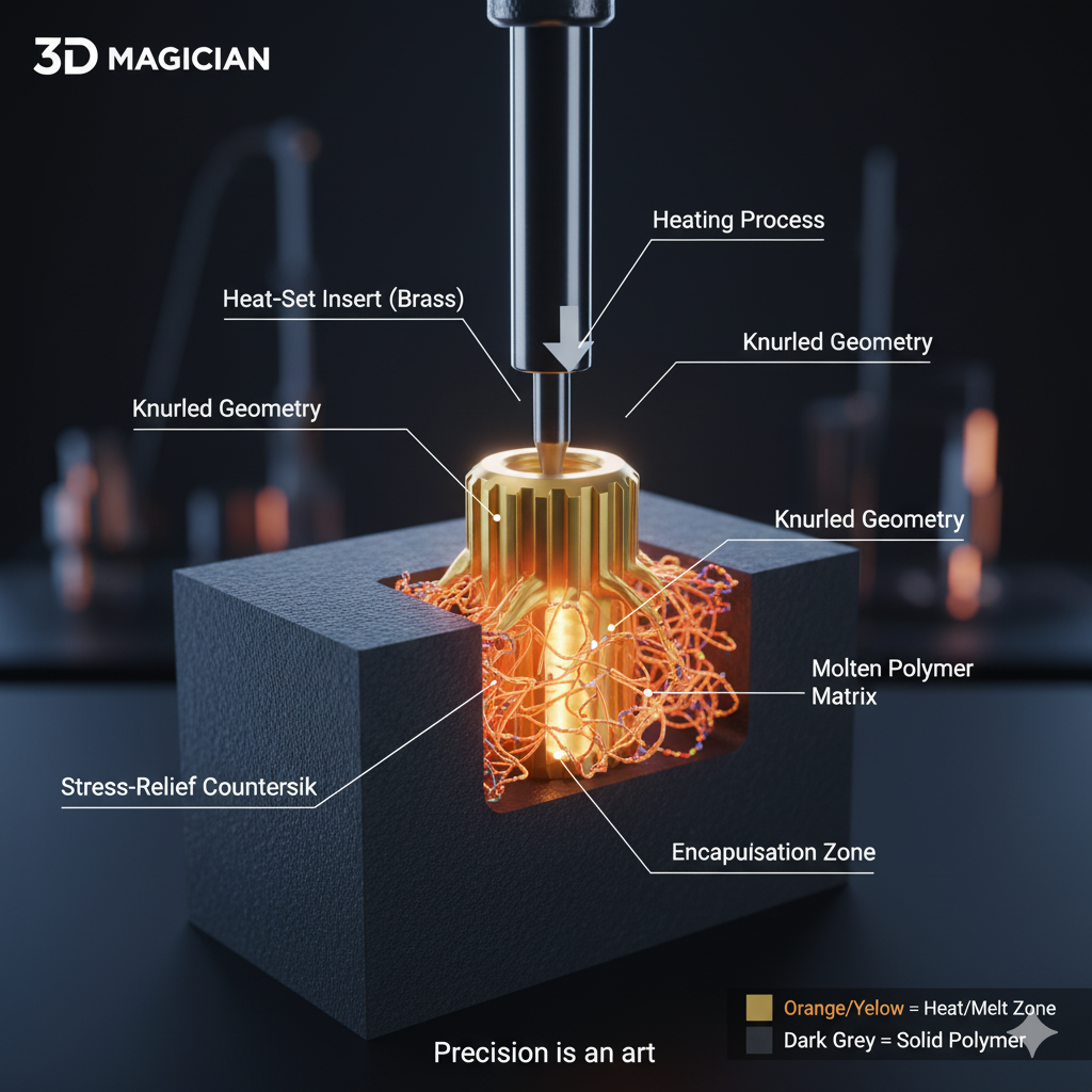 The Art of Integration Precision Techniques for Embedding Hardware and Threaded Inserts