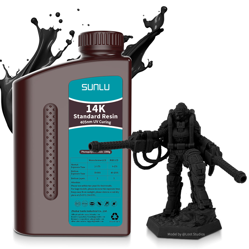 [MOQ: 5 Bottles] 14K Standard Resin and Redwax Resin 1000g