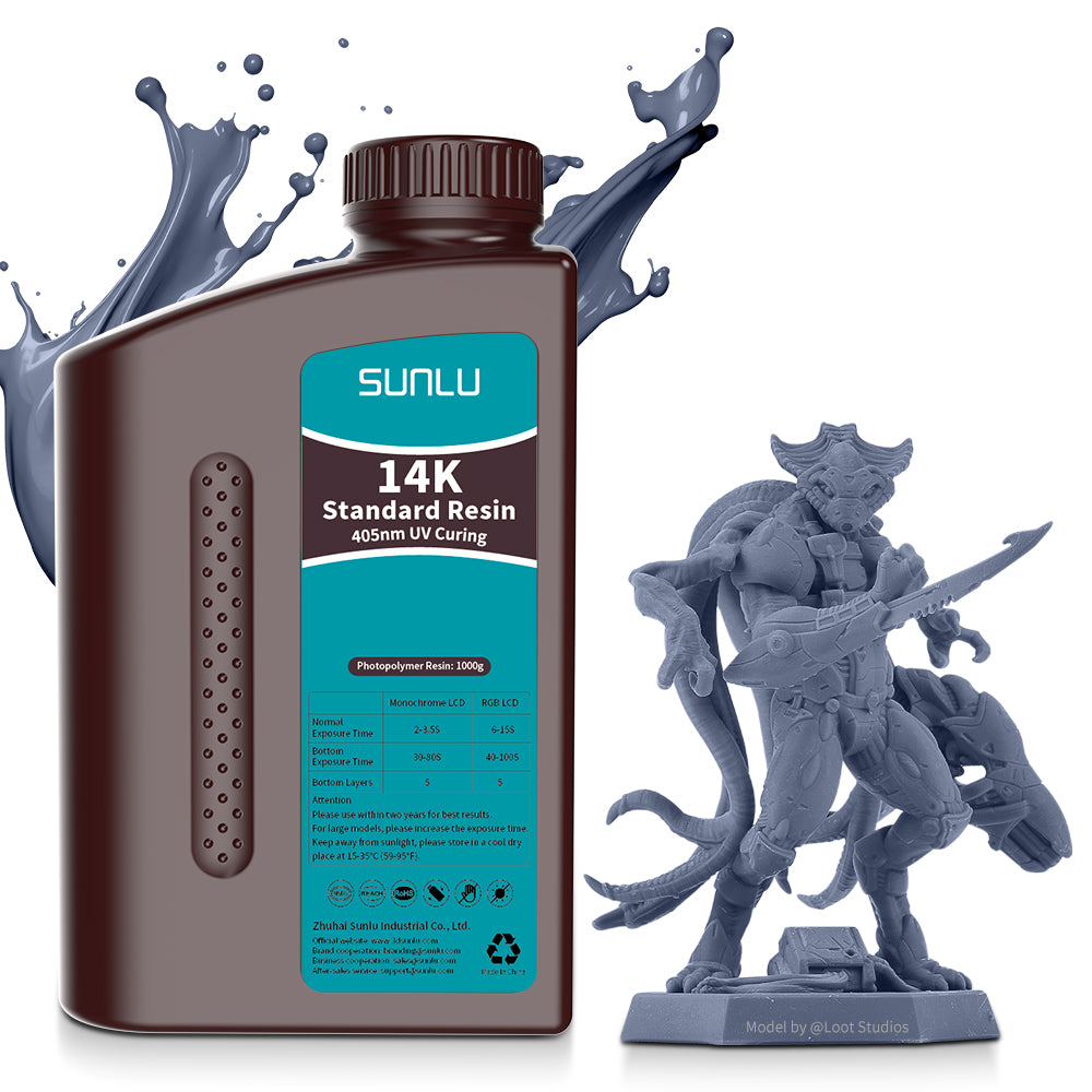 [MOQ: 5 Bottles] 14K Standard Resin and Redwax Resin 1000g