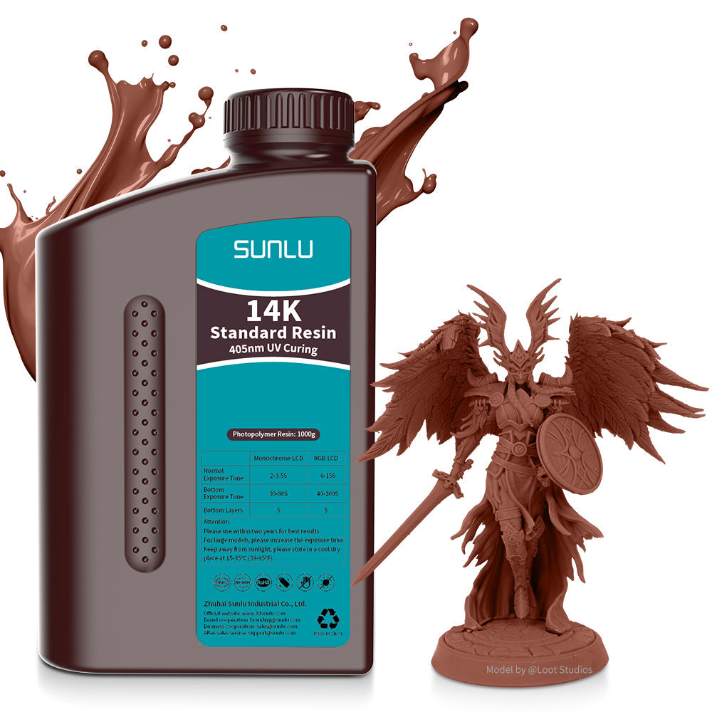 [MOQ: 5 Bottles] 14K Standard Resin and Redwax Resin 1000g
