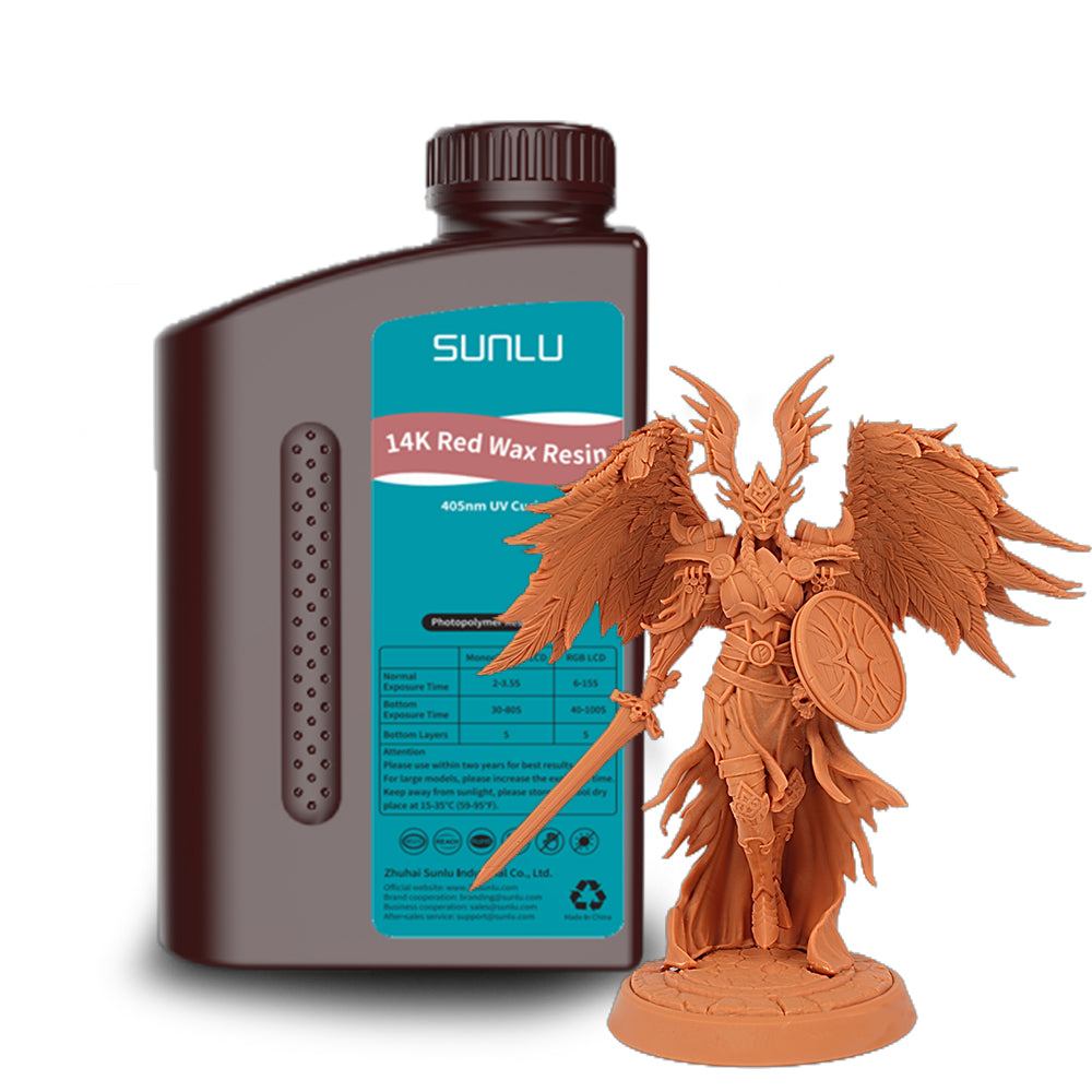 [MOQ: 5 Bottles] 14K Standard Resin and Redwax Resin 1000g