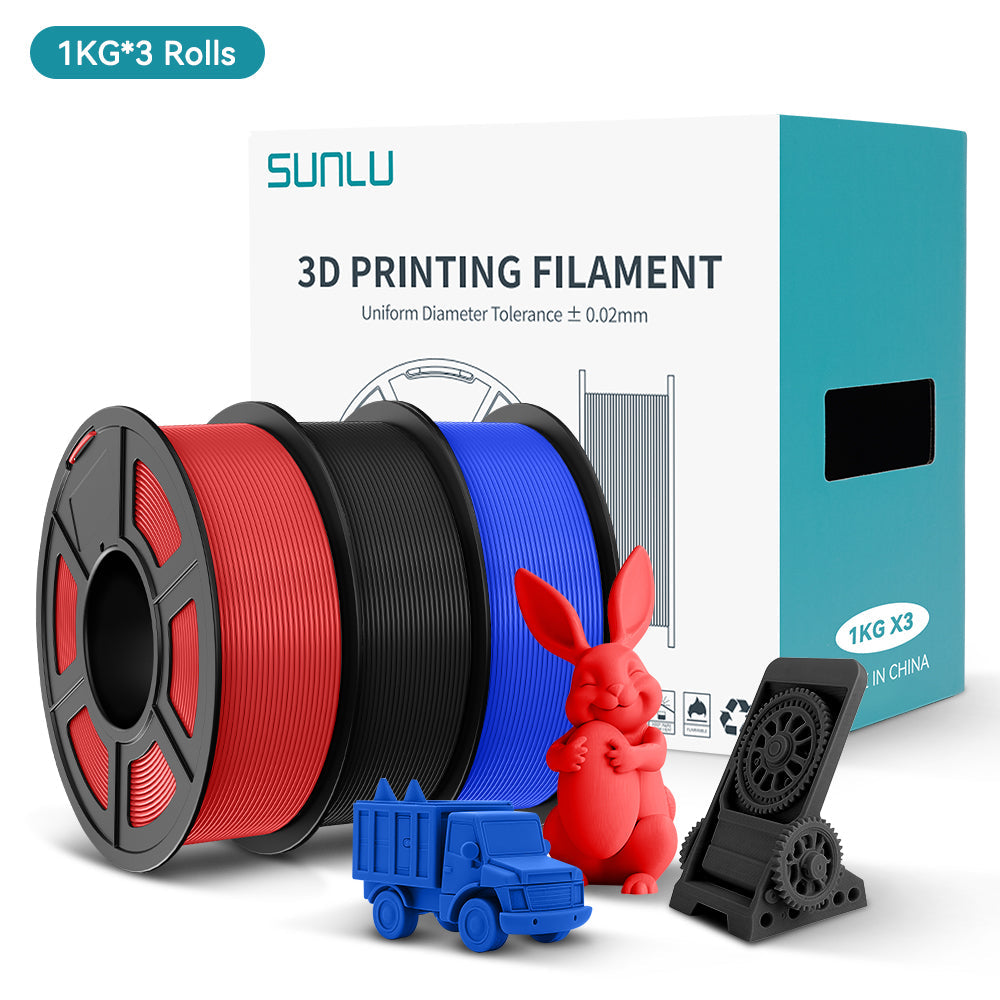 [MOQ 2 Sets] PLA, PLA+, PLA Meta, PLA Matte, 1KG*3Rolls Filament Bundle Main image