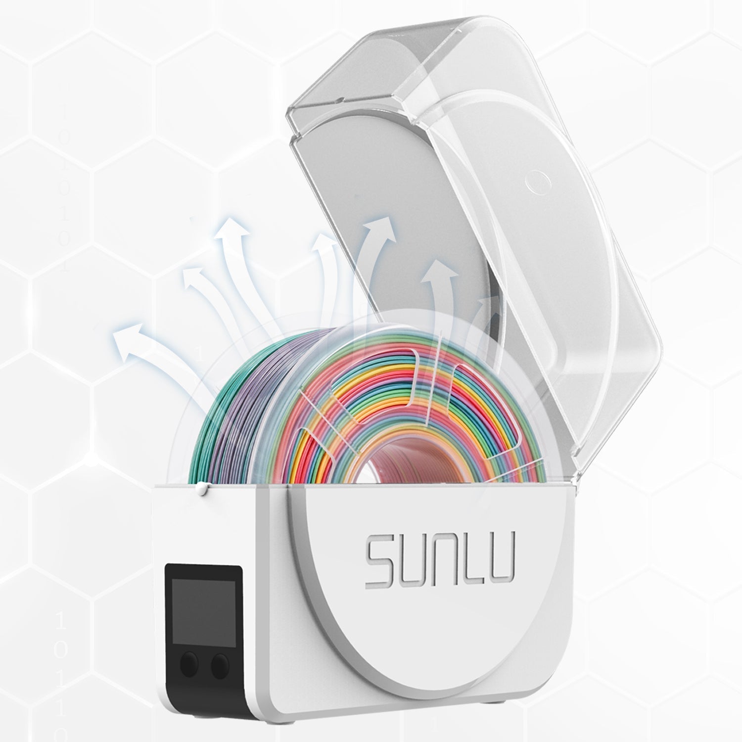 Get PLA at $6.6/KG | SUNLU S1 Plus Filament Dryer and PLA Filament Bundle