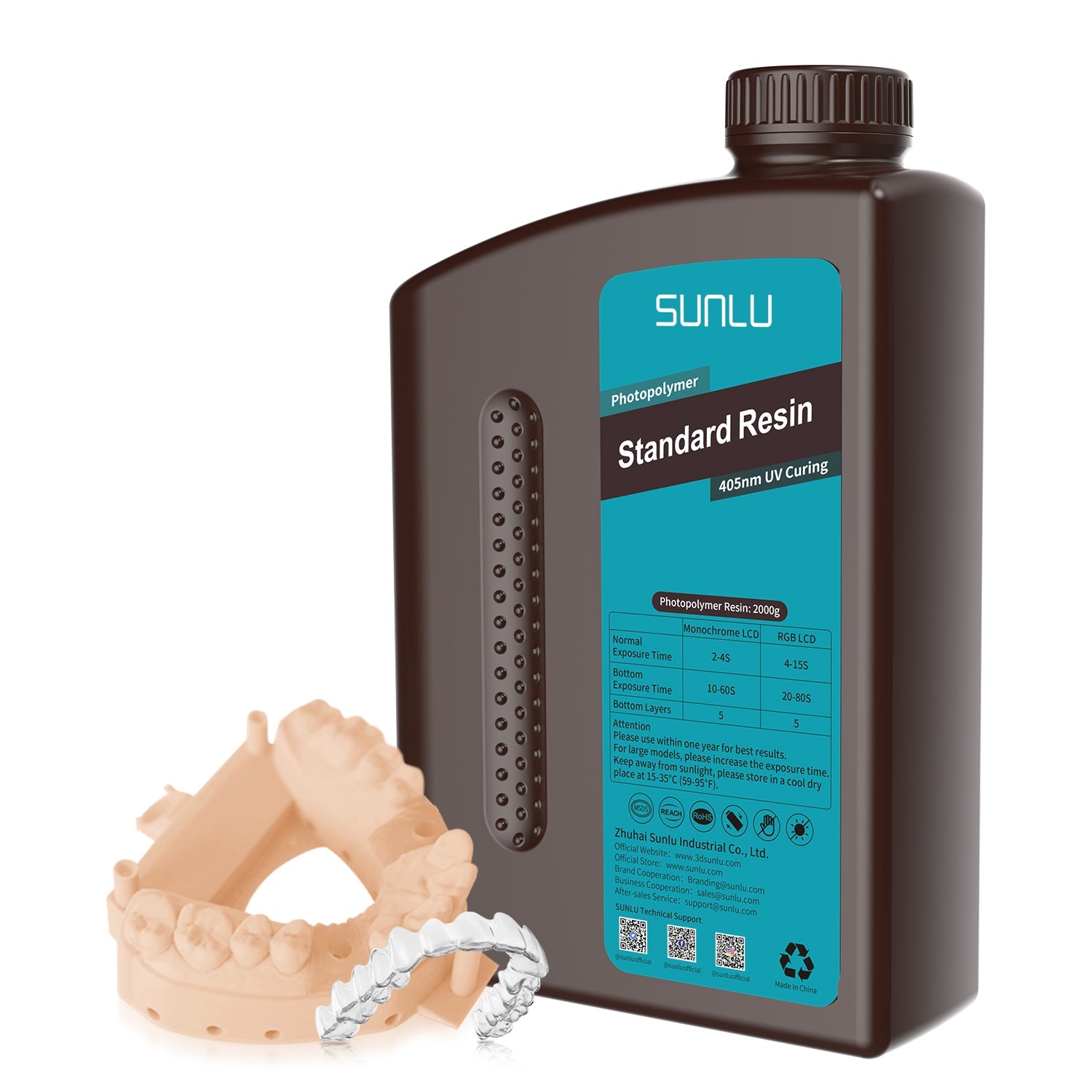 [Get 3 for the Price of 2] 2000g Standard Resin, Water-Wash Standard Resin, ABS Like Resin and High-tough Resin