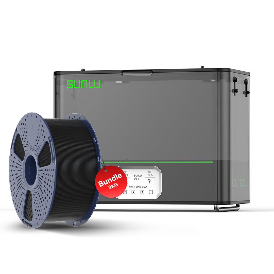 SUNLU FilaDryer E2, Up to 110℃, Professional Drying and Annealing, Born for Engineering 3D Printing Filaments