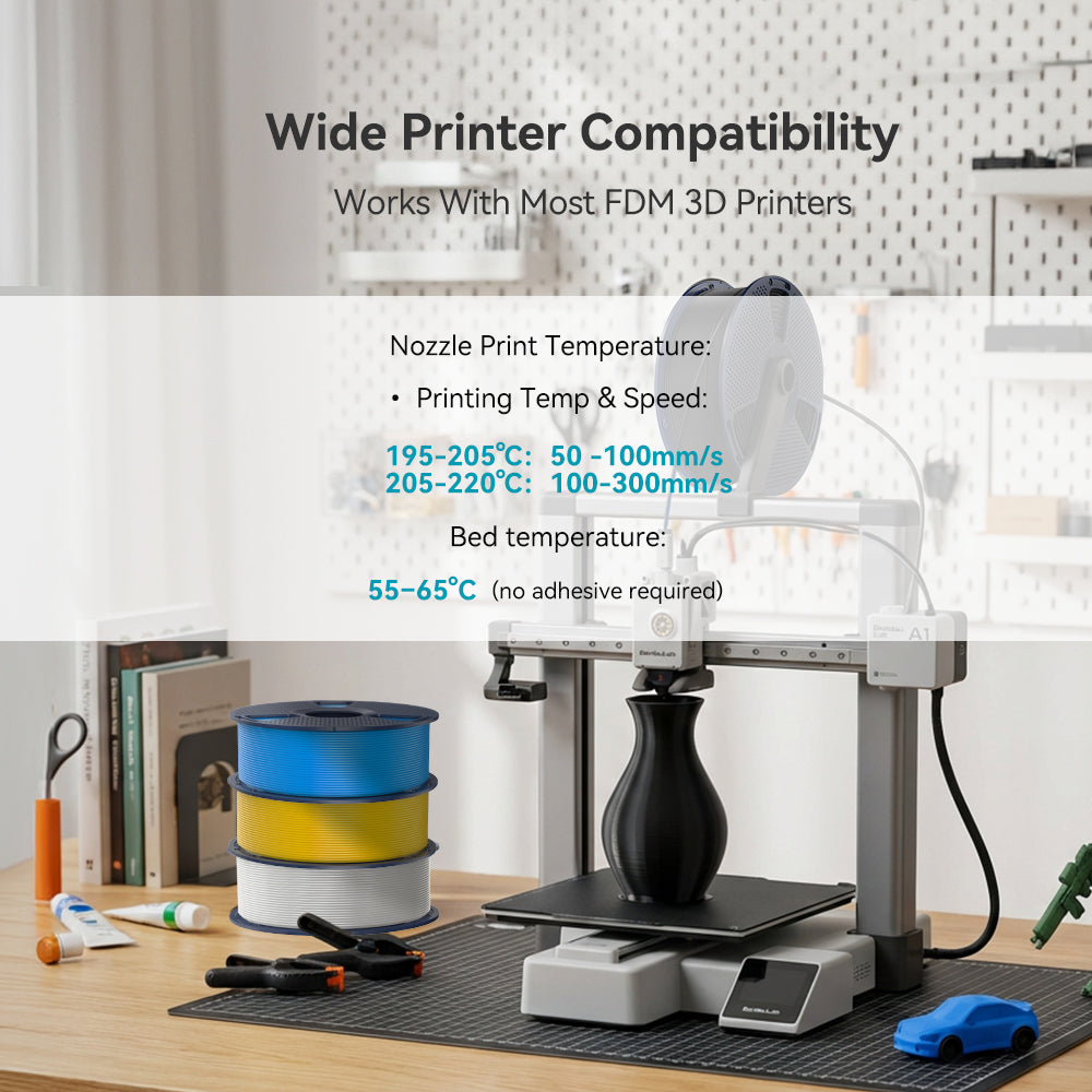 [MOQ: 6KG] PLA+ 2.0, Upgraded PLA+(PLA Plus), 3D Printer Filament 1KG