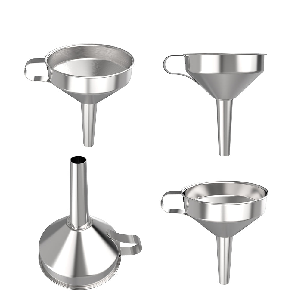 304 Stainless Steel Funnel Set, for Photosensitive Resin Loading and Unloading