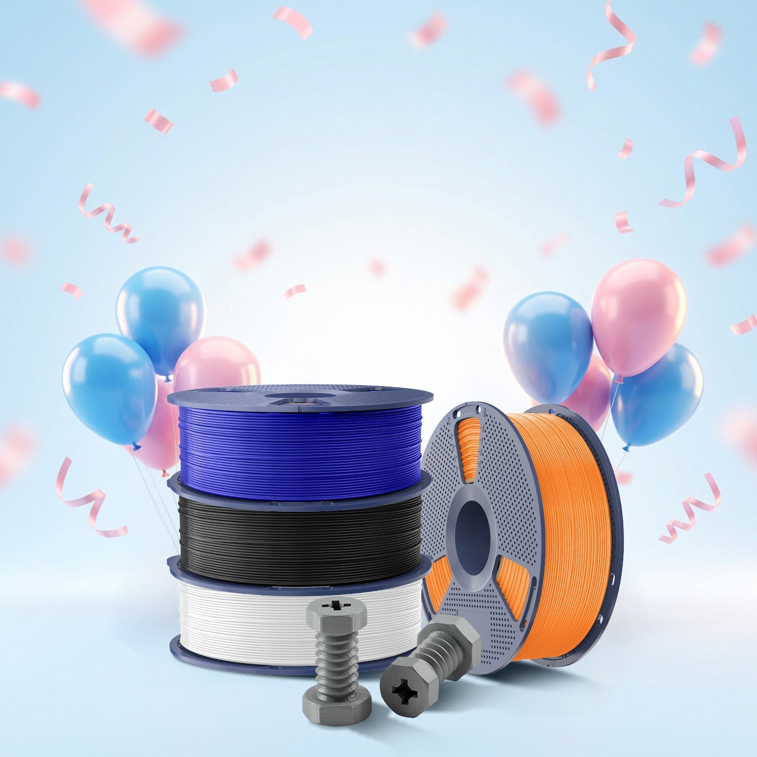 [MOQ: 6KG] ABS 3D Printer Filament 0.9KG/1KG Main image