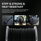 Nylon-6 Carbon Fiber (PA6-CF) 3D Printer Filament 0.5KG-1KG