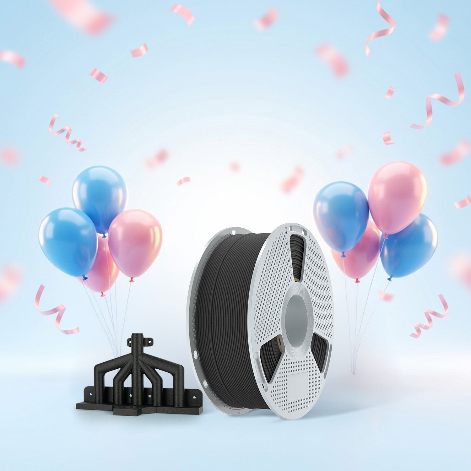 Nylon-6 Carbon Fiber (PA6-CF) 3D Printer Filament 0.5KG-1KG Main image