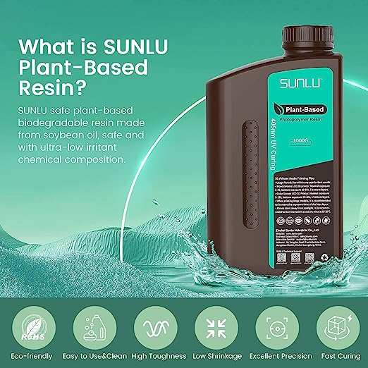 [MOQ: 6 Bottles] No Odor Standard Resin Plant-Based Resin 1000G Secondary image