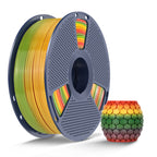 [MOQ: 3KG] PLA, SILK, PETG Rainbow Filament 3D Printer Filament 1KG