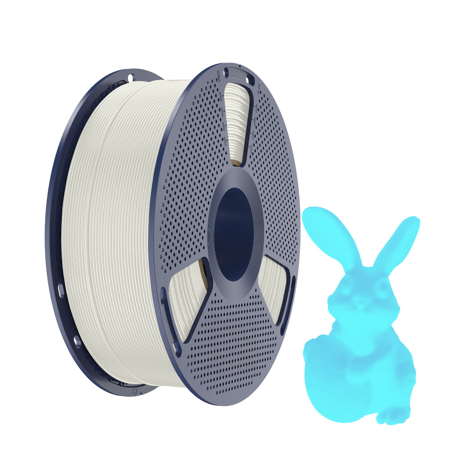 [MOQ: 3KG] PETG Glow in The Dark (Luminous) 3D Printer Filament 1KG