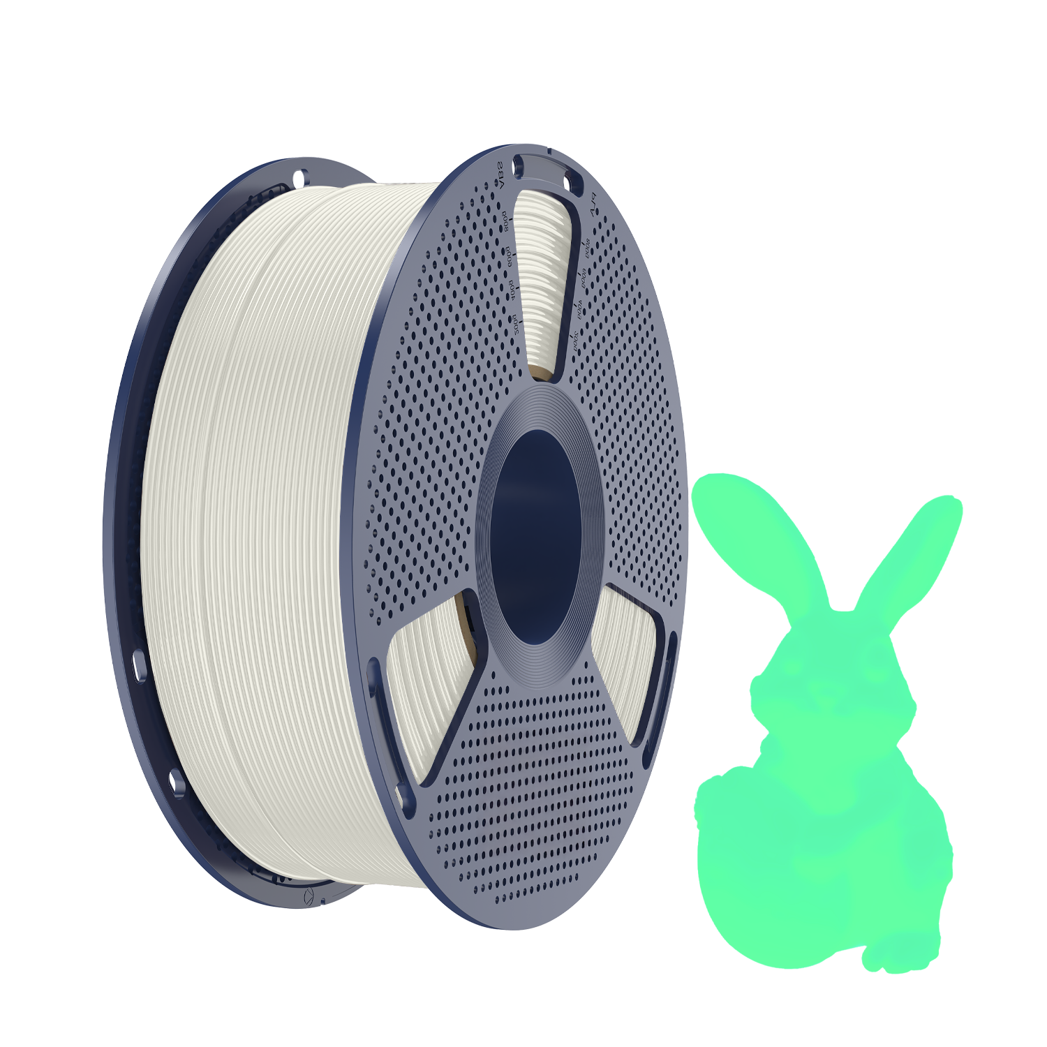 [MOQ: 3KG] PETG Glow in The Dark (Luminous) 3D Printer Filament 1KG