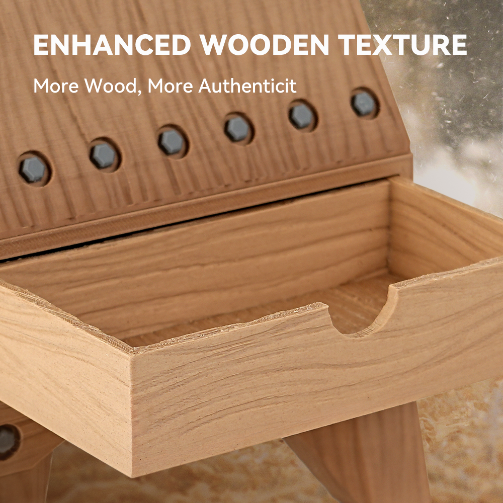 [MOQ: 3KG] Optimized Wood PLA 3D Printer Filament 1KG, Optimized and Upgraded Wood Texture