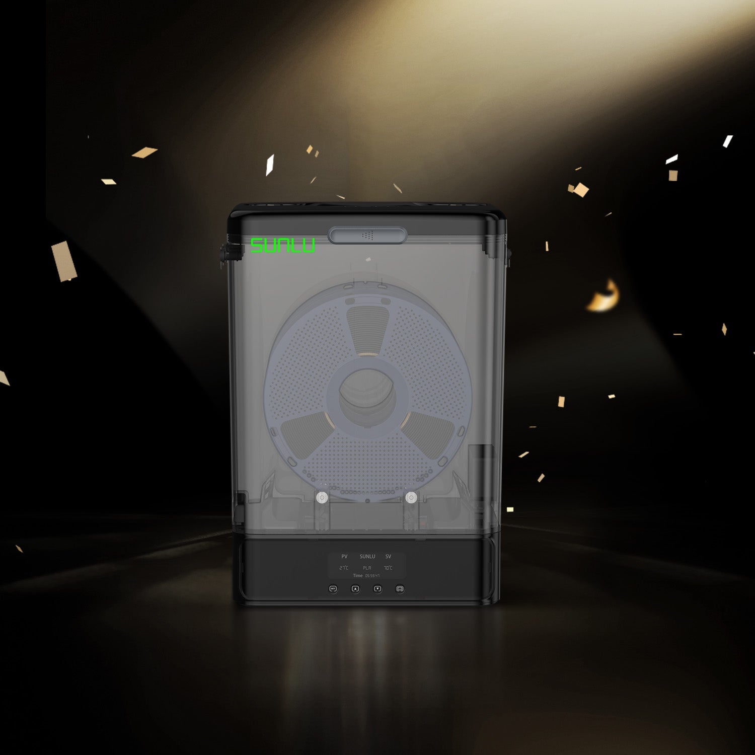 SUNLU FilaDryer SP2, 2-in-1 Filament Dryer Combine with Storage Box, Compatible with spool size 1kg×2 or 2kg×1 or 3kg×1