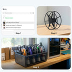 250g Spool PLA, PLA+, PLA+2.0, PLA Meta Multicolor Filament Bundle, 250g*8 Rolls