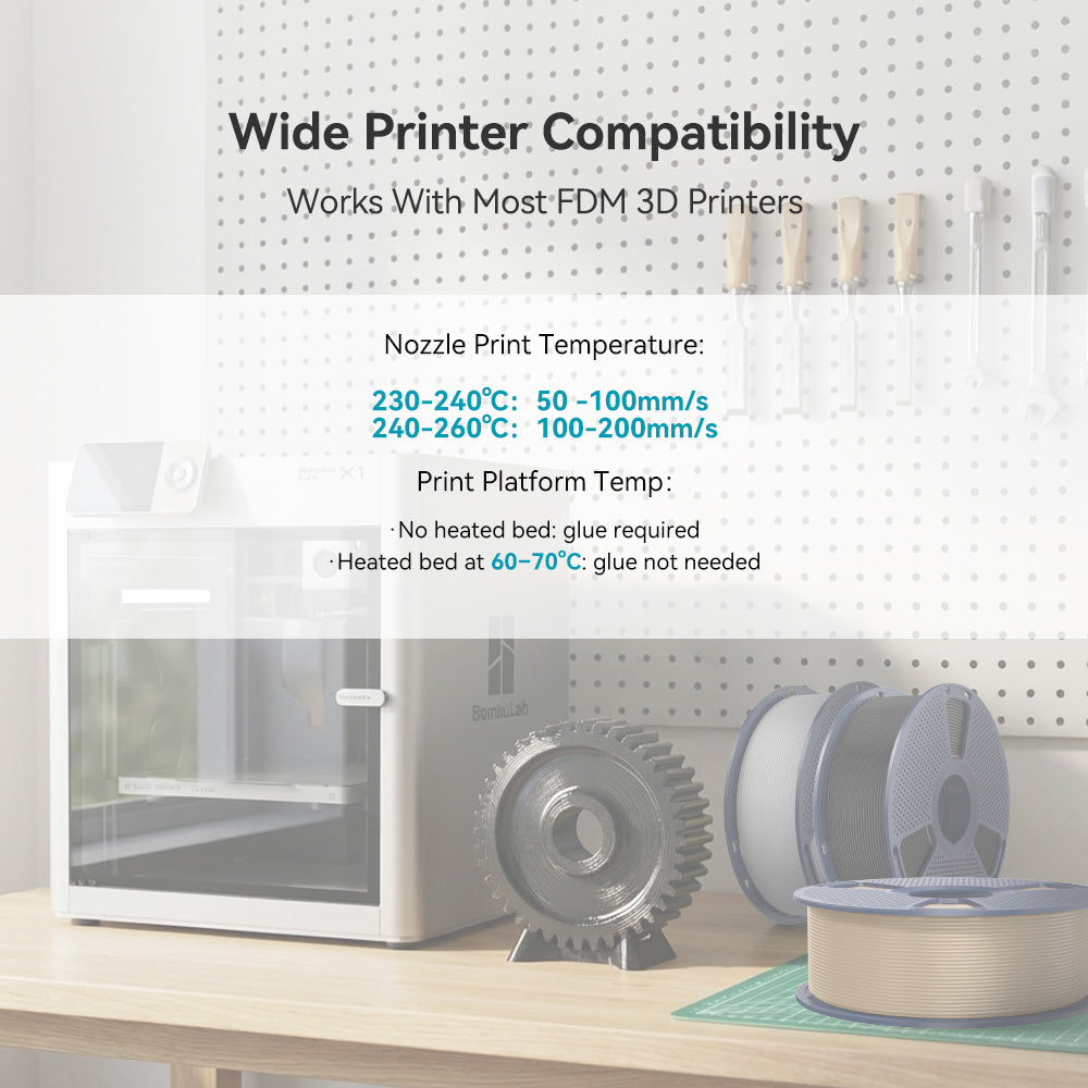 [MOQ: 6KG] PETG 3D Printer Filament 1KG