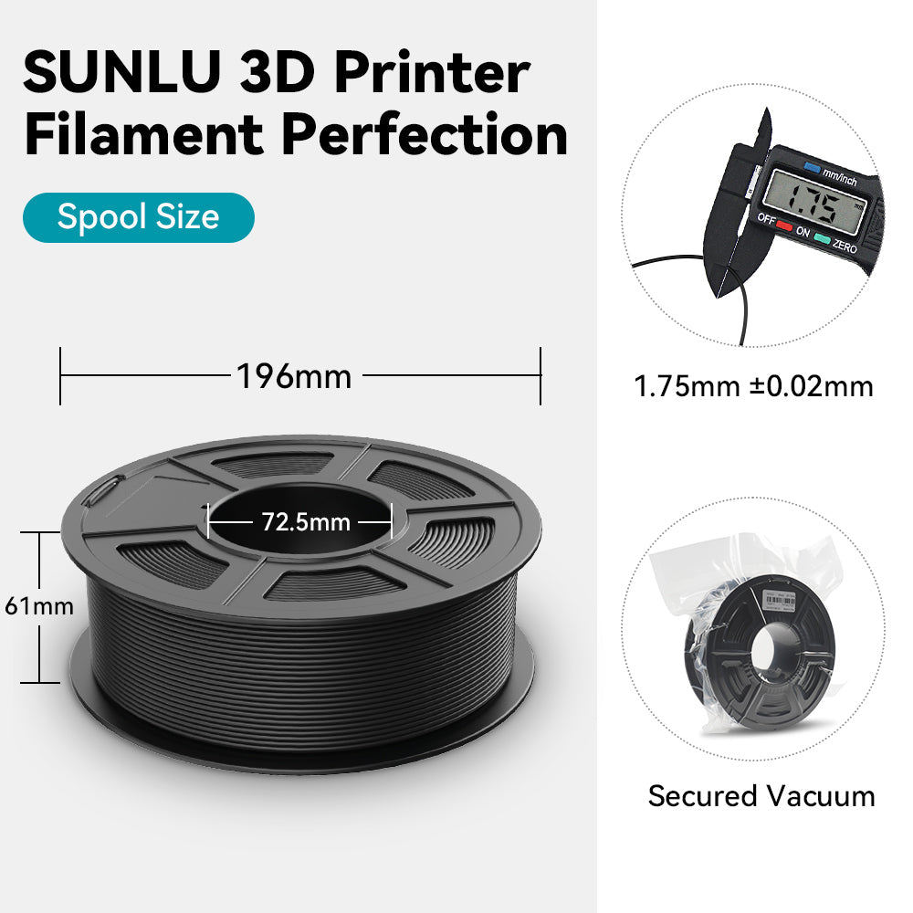 [MOQ 2 Sets] PLA, PLA+, PLA Meta, PLA Matte, 1KG*3Rolls Filament Bundle