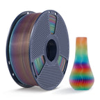 [MOQ: 3KG] PLA, SILK, PETG Rainbow Filament 3D Printer Filament 1KG