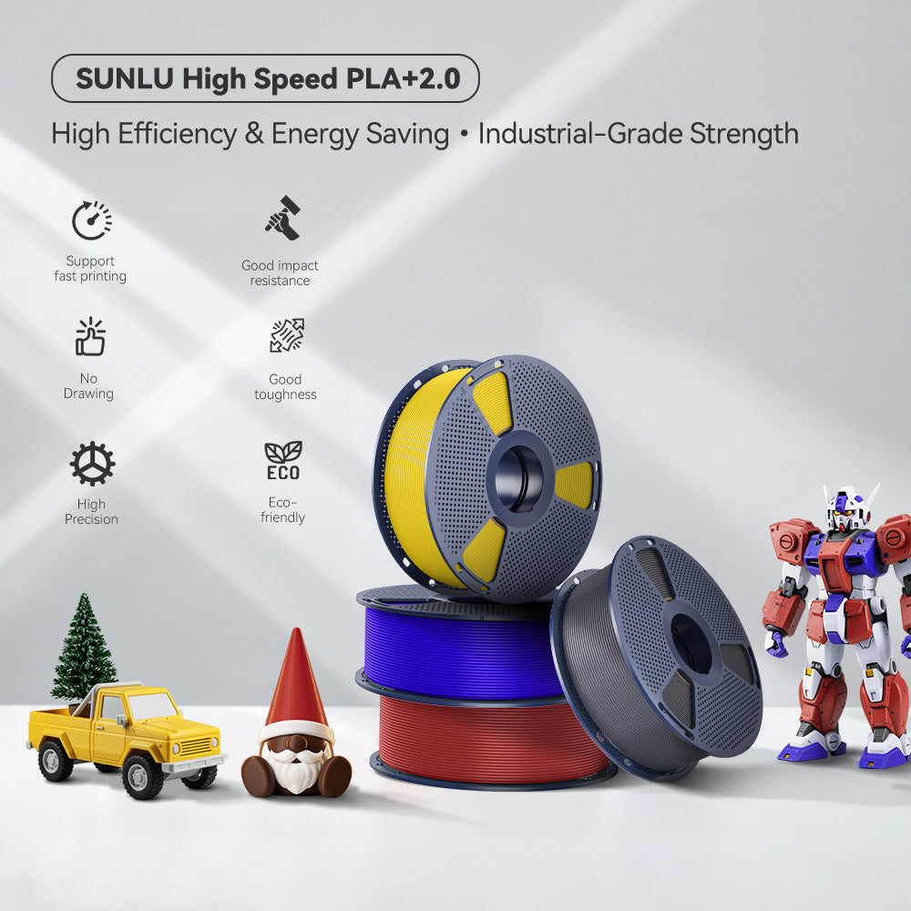 [MOQ: 6KG] High Speed PLA+ 2.0(HSPLA Plus 2.0), High Speed 3D Printer Filament 1KG Secondary image