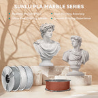 [MOQ: 3KG] High Speed PLA Marble 3D Printer Filament 1KG