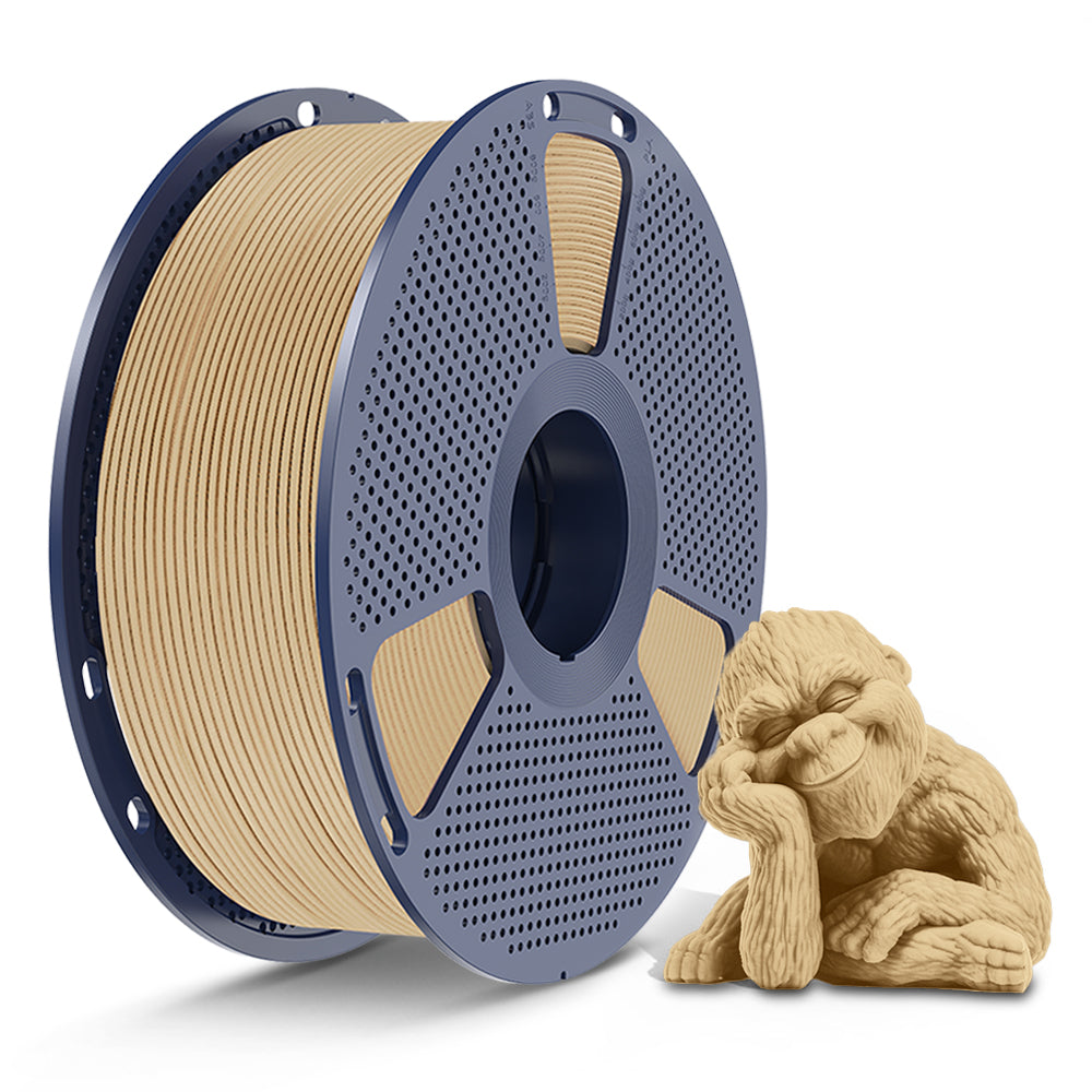 [MOQ: 3KG] Optimized Wood PLA 3D Printer Filament 1KG, Optimized and Upgraded Wood Texture