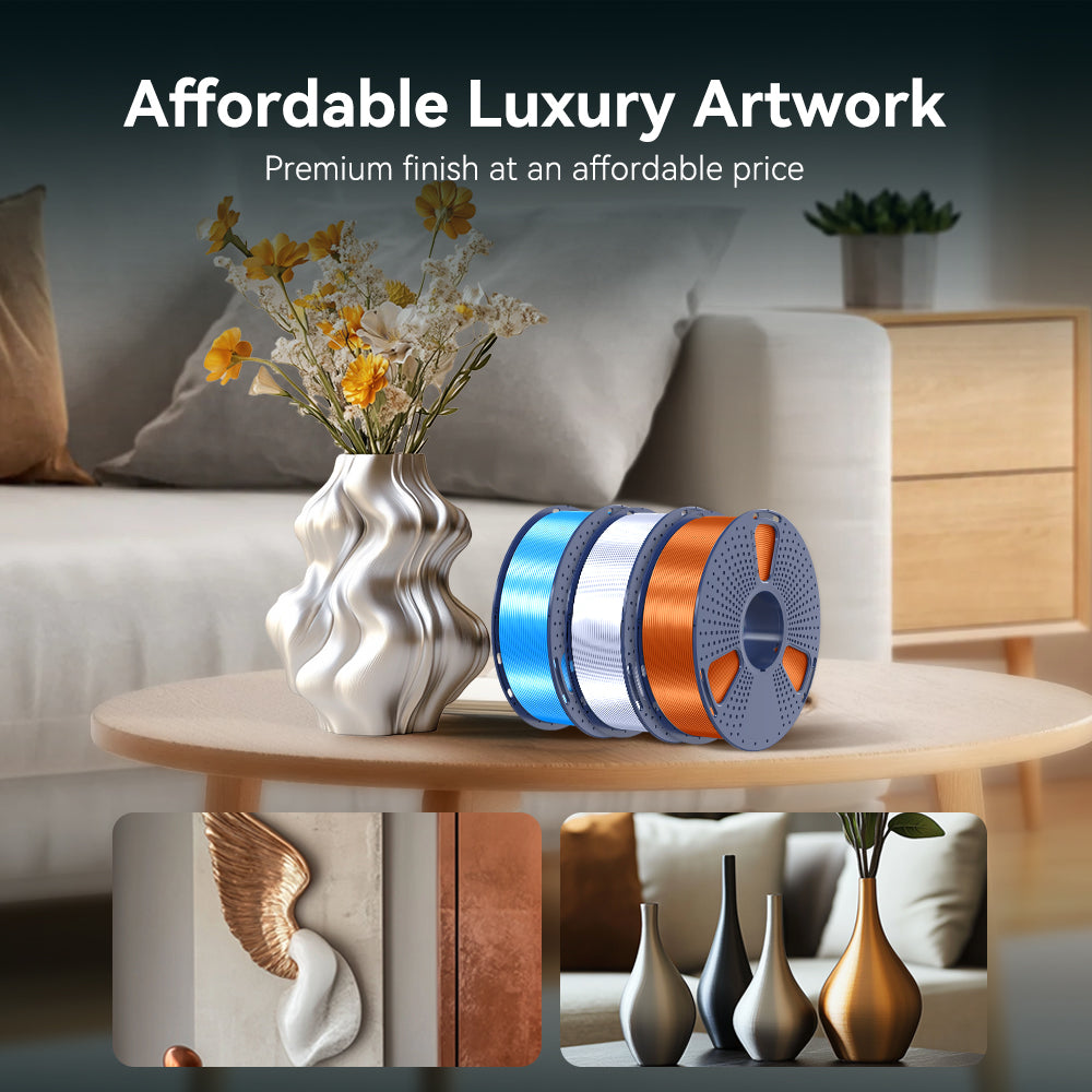 SILK Filament 3KG Large Spool 3D Printer Filament 3KG Secondary image