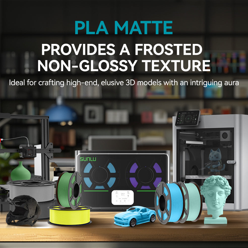 Matte PLA 3KG Large Spool 3D Printer Filament 3KG