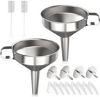 304 Stainless Steel Funnel Set, for Photosensitive Resin Loading and Unloading