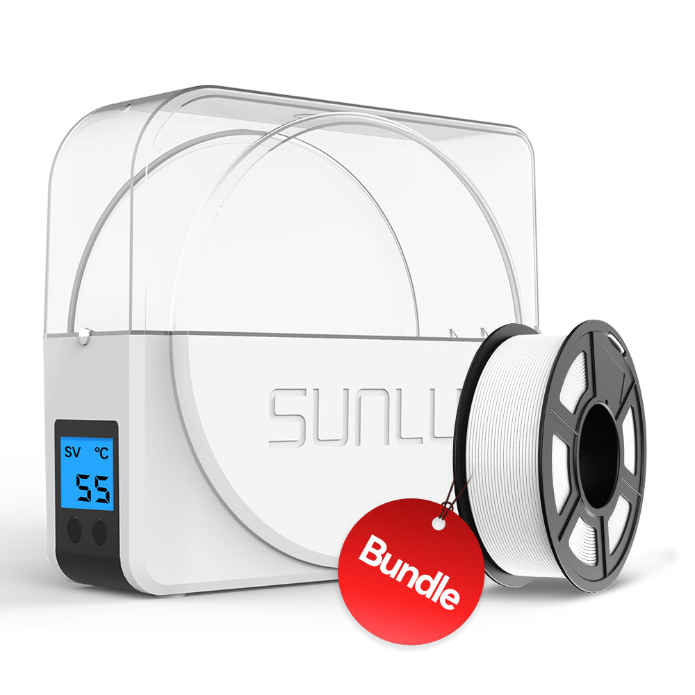 Get PLA at $6.6/KG | SUNLU S1 Plus Filament Dryer and PLA Filament Bundle