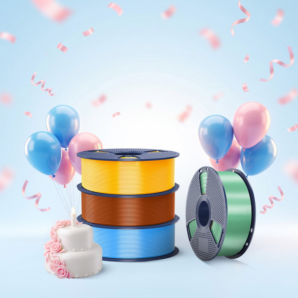 [MOQ: 6KG] SILK 3D Printer Filament 1KG