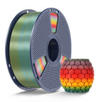 [MOQ: 3KG] PLA, SILK, PETG Rainbow Filament 3D Printer Filament 1KG