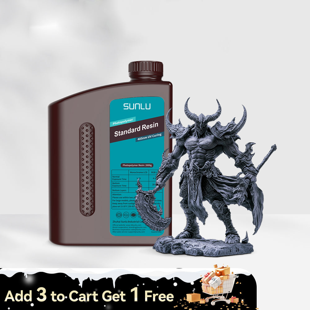 [Get 3 for the Price of 2] 2000g Standard Resin, Water-Wash Standard Resin, ABS Like Resin and High-tough Resin Main image