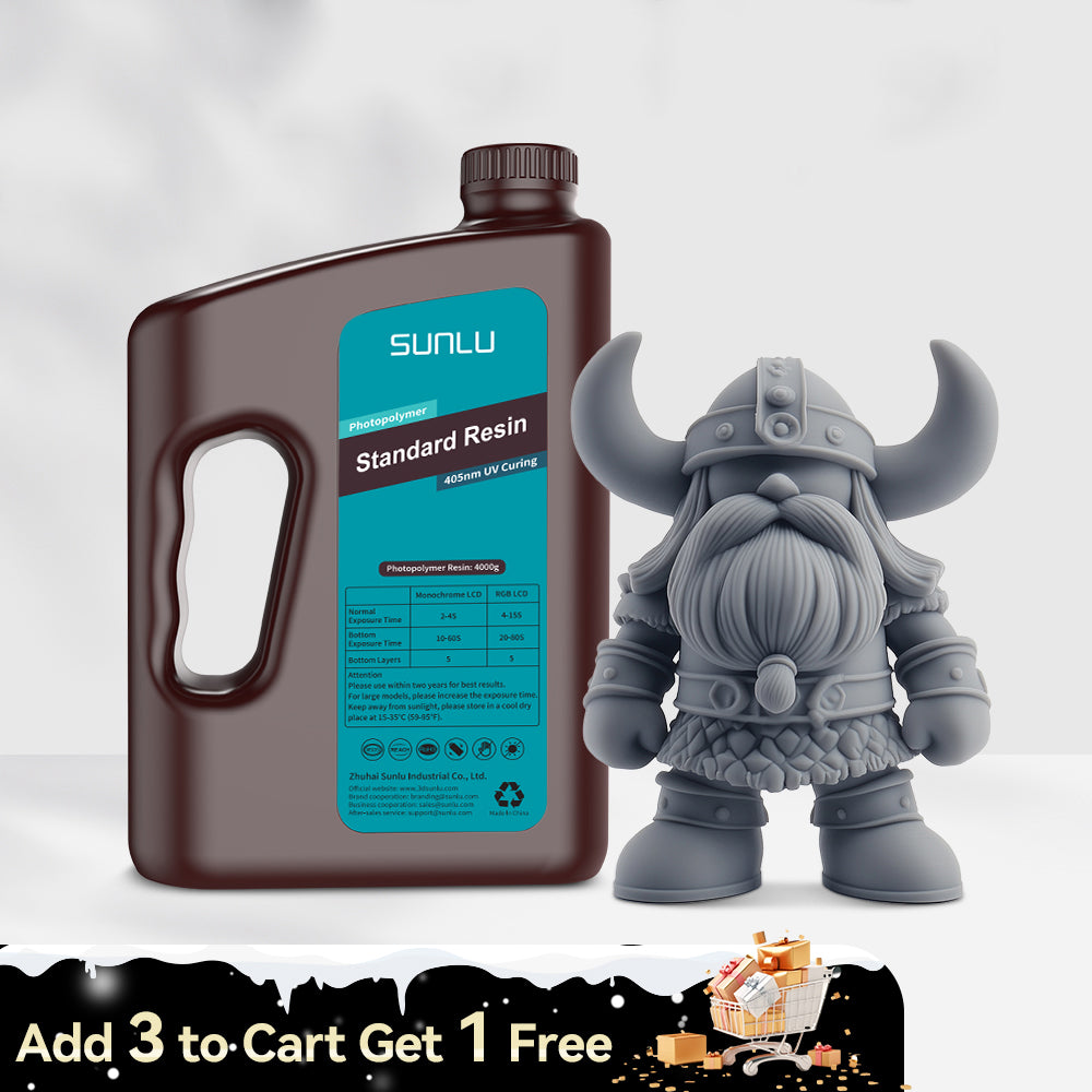 [Get 3 for the Price of 2] 4000G Standard Resin and Waterwash Standard Resin Main image