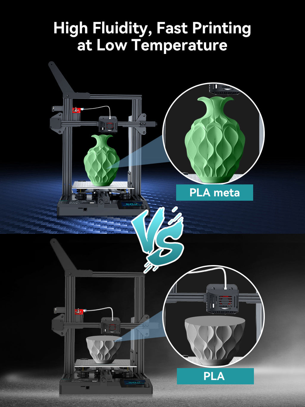 PLA Meta(Macaron Colors) 3KG Large Spool 3D Printer Filament 3KG