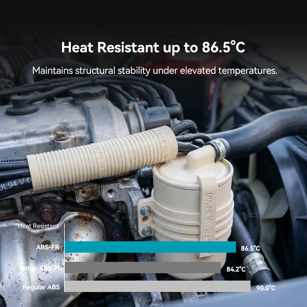 ABS-FR (ABS Flame Retardant) 3D Printer Filament 1KG Secondary image