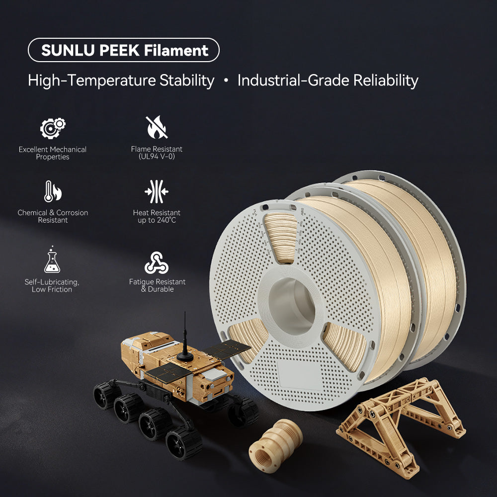 PEEK (Polyether Ether Ketone) 3D Printer Filament 1KG