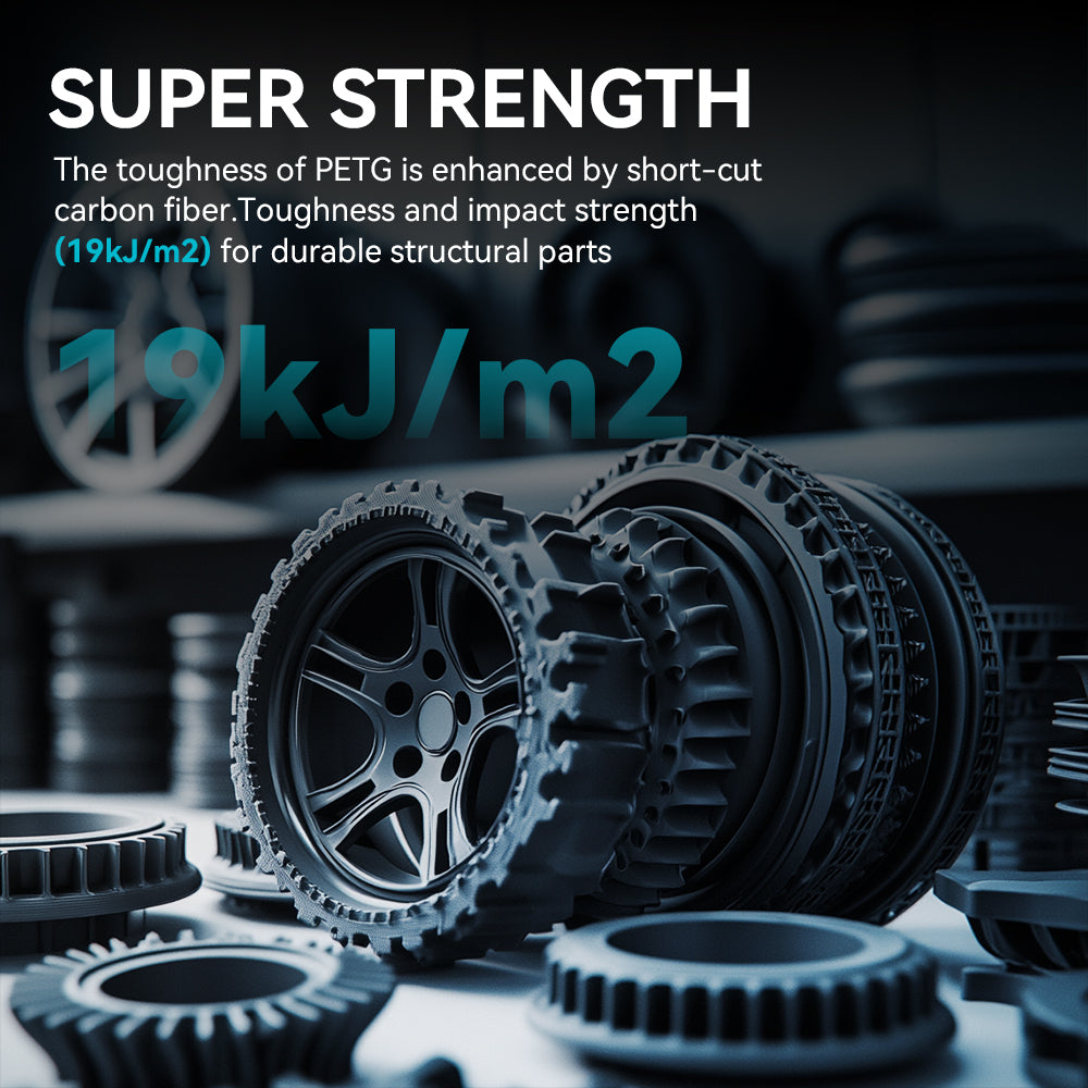 PETG-CF(PETG Carbon Fiber) 3D Printer Filament 1KG